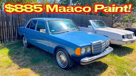 885 Maaco Paint Job On My 1983 Mercedes 240D It S For Sale At IAA