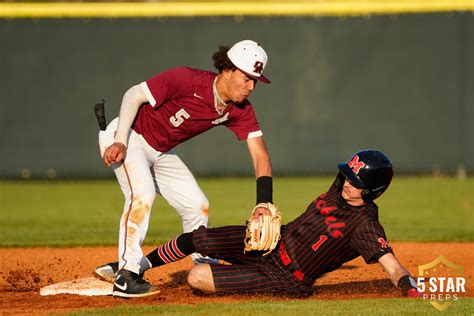 Star Photos Maryville Rebels At Oak Ridge Wildcats Baseball