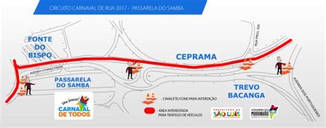 Prefeitura De São Luís Divulga Alterações No Trânsito Para O Carnaval