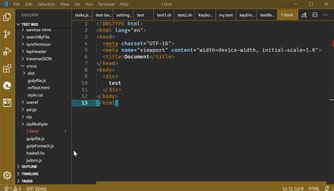 VSCode Keyboard Shortcut To Create A File In A Specific Project Folder