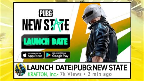 FINALLY PUBG NEW STATE GLOBAL LAUNCH PUBG MOBILE NEW STAE LAUNCH DATE