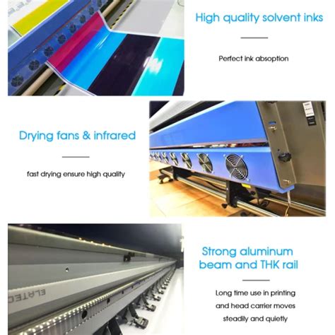 High Speed Flex Banner Printing Machine M Heads Konica I Large