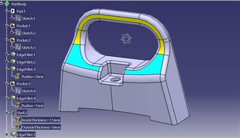 How To Create A Mechanical Part Using CATIA Part Design Mechanic