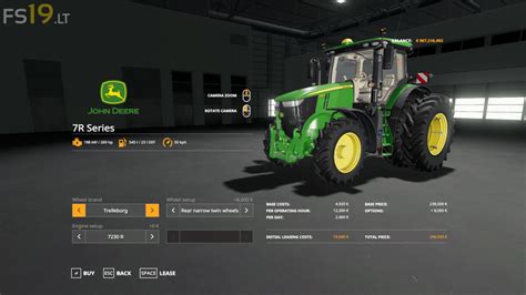 John Deere US Edition Tractors Pack v 1.0 - FS19 mods / Farming Simulator 19 mods