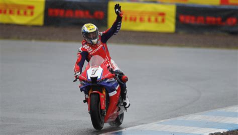 Tommy Bridewell Andrew Irwin And Jack Kennedy On The Podium For Honda