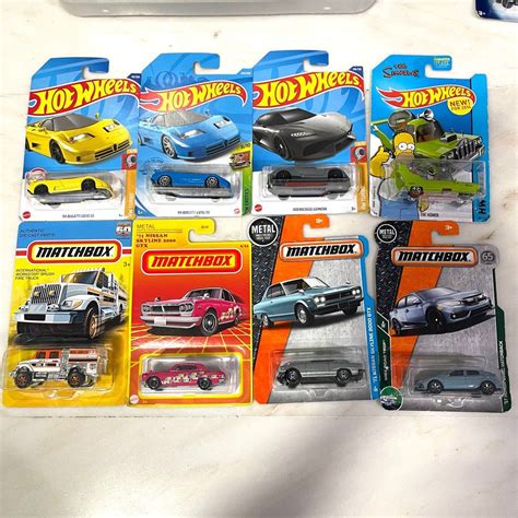 Hot Wheels Matchbox MBX EACH Bugatti EB The Homer Koenigsegg Gemera Fire Truck