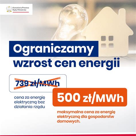 Rządowe wsparcie dla Polek i Polaków tańsza energia na dłużej