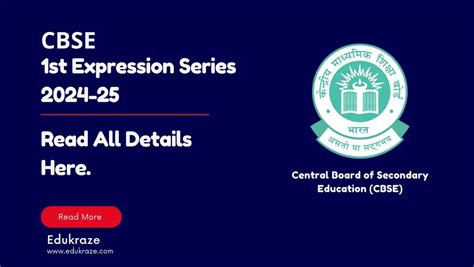 Cbse Announces St Expression Series Write Paint Win Edukraze