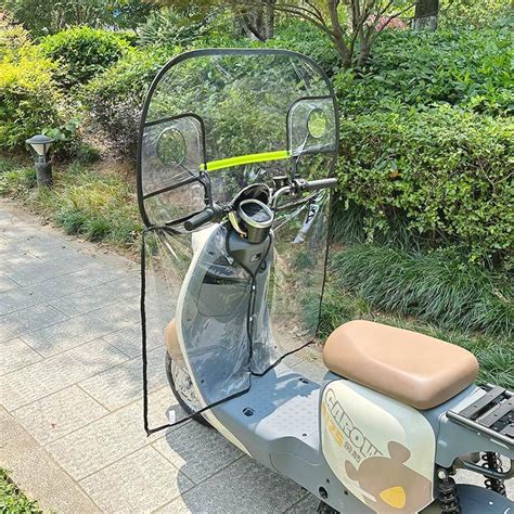 【車載必備好物】電動車擋風板透明防雨防風罩冬季防寒電瓶摩托車擋風罩加寬擋雨板 蝦皮購物