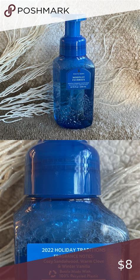 Bath Body Works Moonlit Flurries Foaming Hand Soap In Bath And