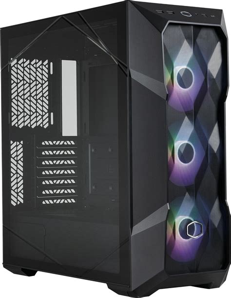 Cooler Master Td500v2 Kgnn S00 Masterbox Td500 V2 Clear Tempered Glass Argb Black Atx Mid Tower