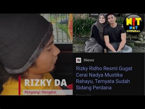 Rizky Ridho Resmi Kembali Talak Cerai Nadia Mustika Rahayu Ternyata