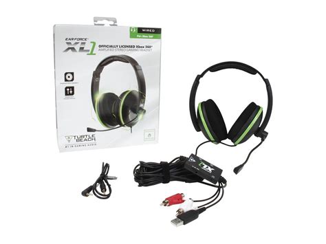 Turtle Beach Ear Force Xl1 Officially Licensed Amplified Stereo Gaming Headset For Xbox 360 Tbs