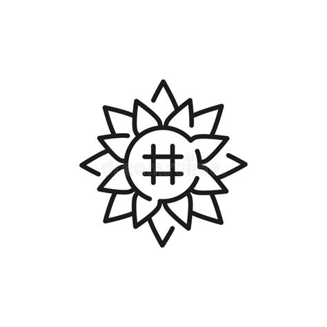 Sunflower Icon Stock Illustration Illustration Of Grocery 327889142