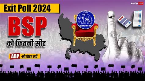 Lok Sabha Election Exit Poll 2024 Abp Cvoter Exit Poll Bsp Mayawati Bsp In Exit Polls Abp