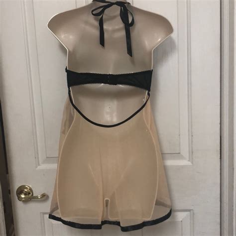 Yandy Intimates Sleepwear Nwt Sheer Lace Babydoll Lingerie