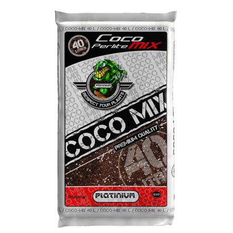 Platinium Coco Mix Perlita Para Macetas 40L Fibra De Coco Con 10