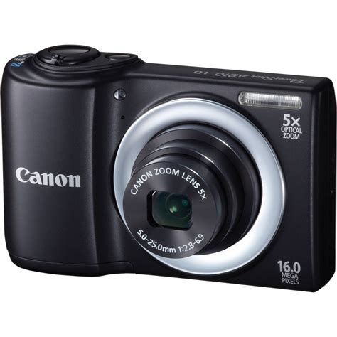 Canon Powershot A Digital Camera Black B B H Photo