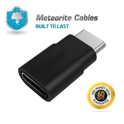 🔥 Usb 3 1 Superspeed Type C Male To Female Extender Adapter Connector Black 🔥 Ebay