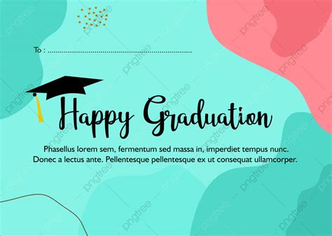 Happy Graduation Card Template Download on Pngtree