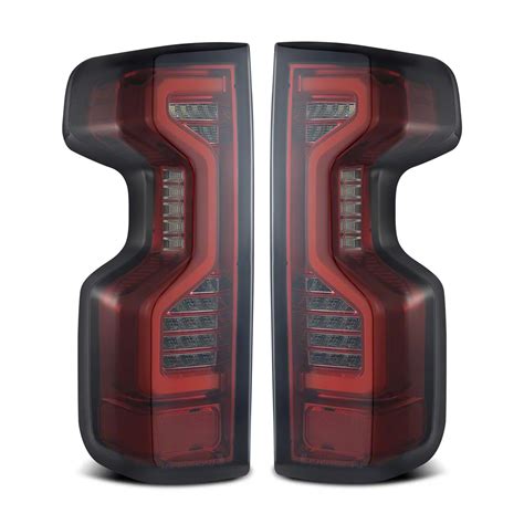 Silverado Pro Series Led Tail Lights Red Housing Smoked Lens