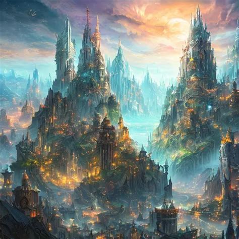 fantastic fantasy city