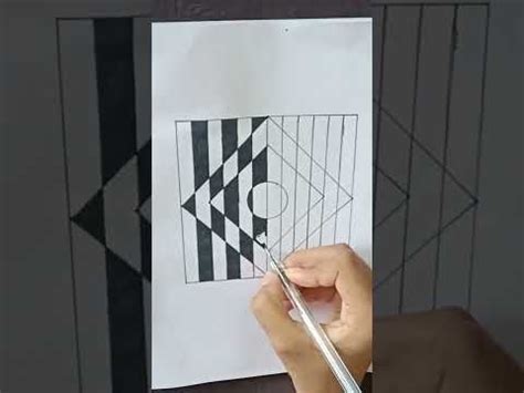 Geometric Optical Illusion Art