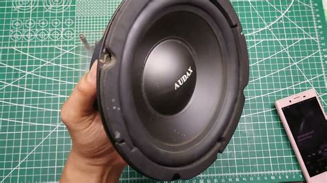 Speaker Audax Ax Wp B Inch Woofer Watts Ohm Youtube