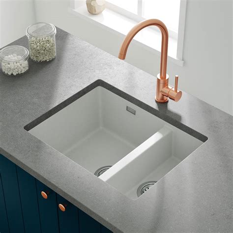 Vellamo Terra 15 Bowl Granite Composite Insetundermount Kitchen Sink