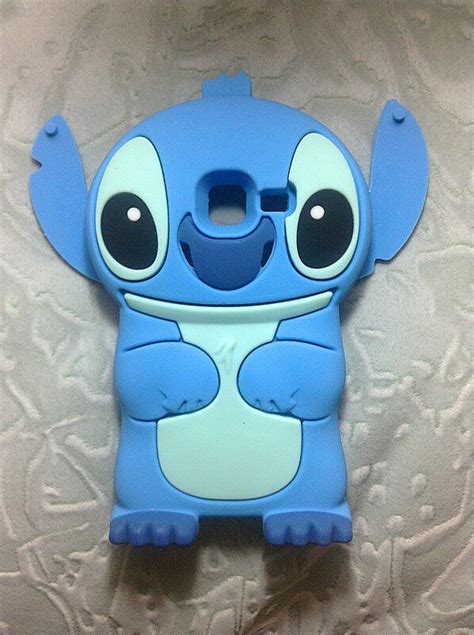 D Cute Blue Stitch Alien Disney Soft Case Cover For Samsung Galaxy Y