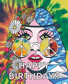 Hippy Birthday Funny Birthday Gif GIF - Hippy Birthday Funny Birthday Gif Birthday Flowers ...