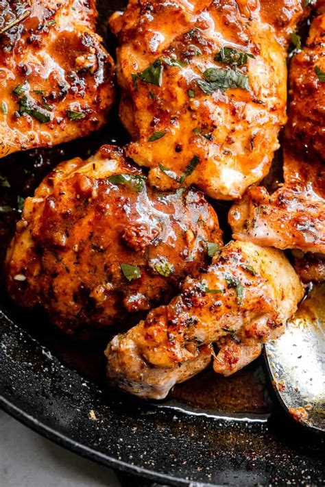 Apple Cider Glazed Chicken Thighs Easy Weeknight Recipes