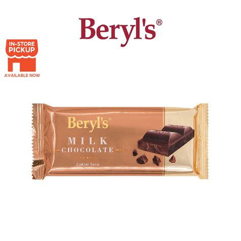 Beryl S Milk Chocolate Bar G Shopee Malaysia