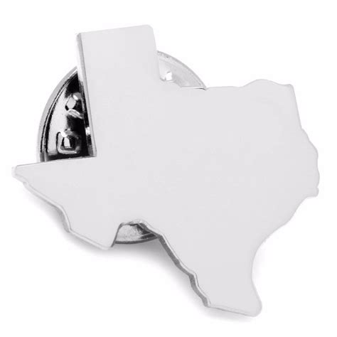 Silver Texas Lapel Pin Paris Texas Apparel Co