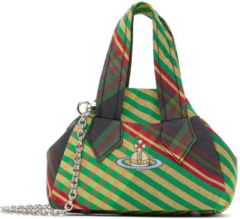 VIVIENNE WESTWOOD Multicolor Archive Mini Yasmine Bag N203 Combat