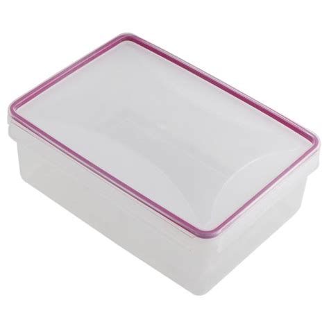 Princeware Click N Seal Transparent Rectangular Plastic Container