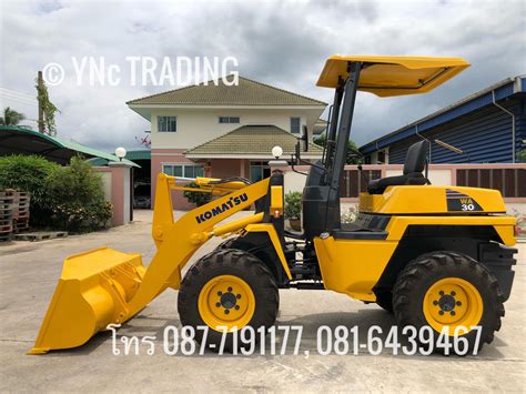 รถตักล้อยาง Komatsu Wa30 5 นำเข้า มือสองญี่ปุ่น ทำสีใหม่ สภาพใกล้เคียง