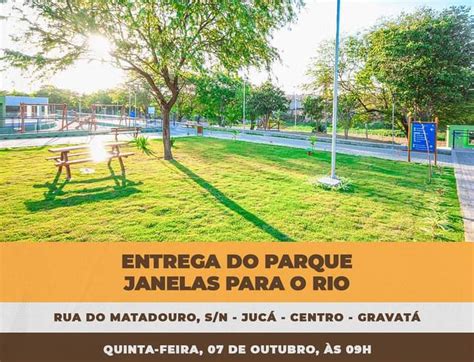 Gravatá já conta o parque Janelas Para o Rio Projeto em Bezerros