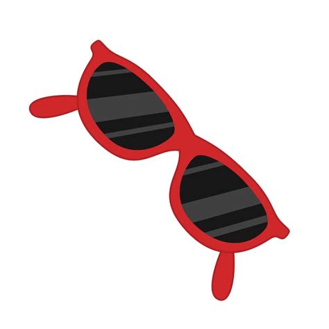 Premium Vector Red Sunglasses