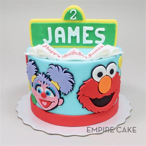 Elmo and Abby - Empire Cake