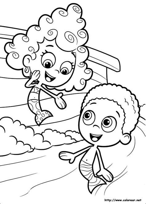 Dibujos Para Colorear De Bubble Guppies