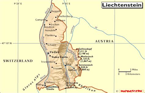 Liechtenstein Map