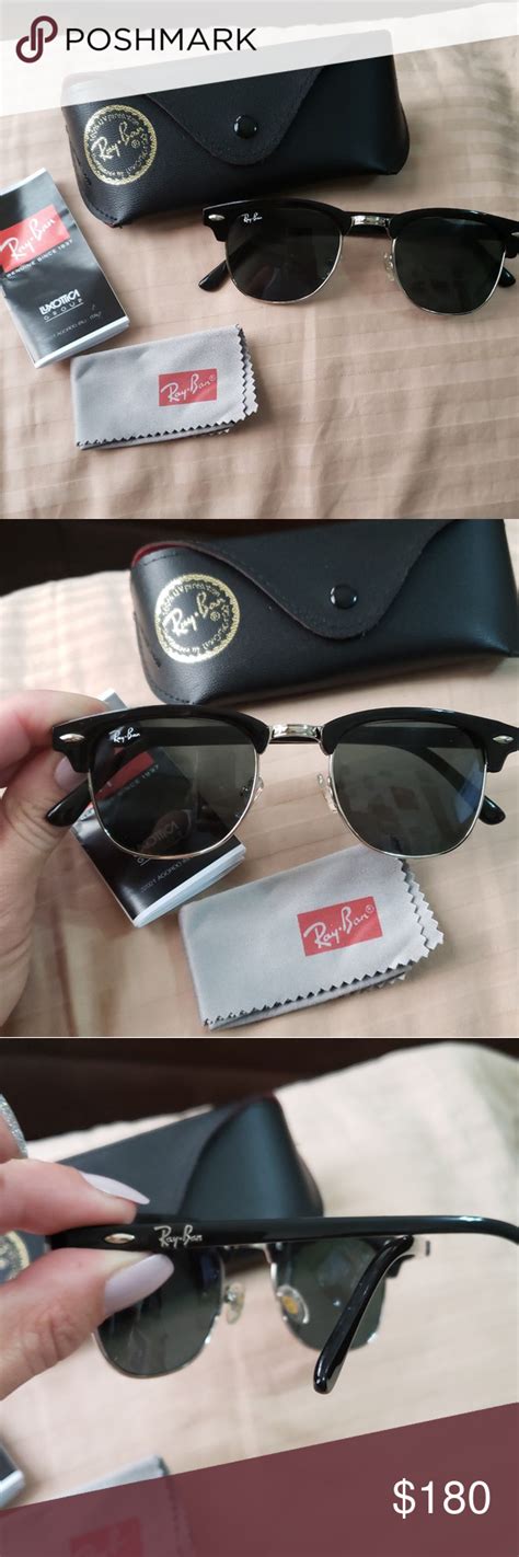 Ray Ban 😎authentic Sunglasses With Case Ray Ban Authentic Black