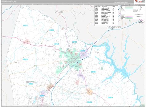 Rowan County Precinct Map