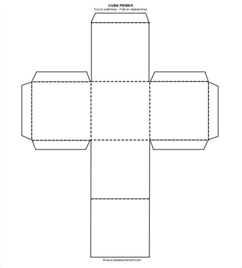 18 Paper Cube Templates Pdf Doc