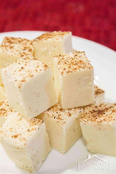 Eggnog Fudge Recipe