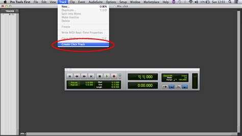 How To Set Up A Click Track In Pro Tools First