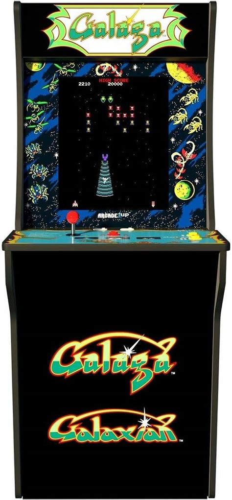 Arcade 1Up Galaga Arcade Cabinet with 2 Games in 1 , 17" Color LCD ...