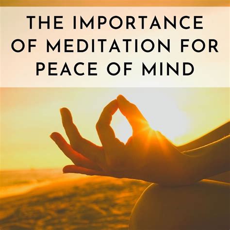 peaceful mind meditation