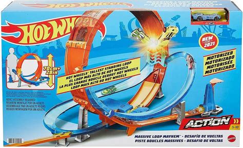 Hot Wheels Pista Desafio Do Loop Gigante Mattel Gtv Pistas